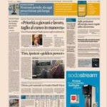 prime pagine sole 24 ore