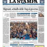 prime pagine la stampa