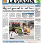 prime pagine la stampa