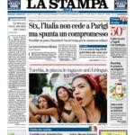 prime pagine la stampa