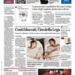 prime pagine corriere della sera