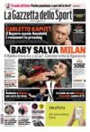 prime pagine gazzetta dello sport