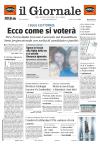 prime pagine il giornale