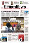 prime pagine il manifesto