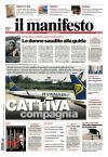 prime pagine il manifesto