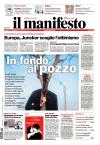 prime pagine il manifesto