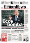 prime pagine il manifesto