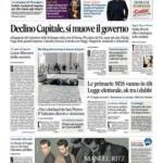 prime pagine il messaggero