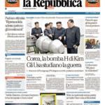 prime pagine la repubblica