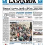 prime pagine la stampa