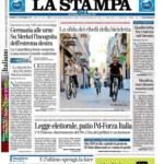 prime pagine la stampa