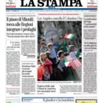 prime pagine la stampa