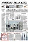 prime pagine corriere della sera