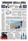 Prime pagine corriere della sera