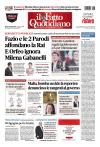 prime pagine fatto quotidiano