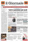 prime pagine il giornale