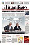 prime pagine il manifesto