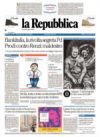 prime pagine la repubblica