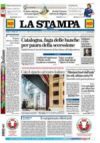 prime pagine la stampa