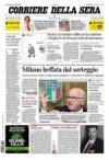 prime pagine corriere della sera