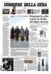 prime pagine corriere della sera