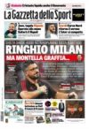 Prime pagine La Gazzetta dello Sport