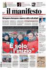 prime pagine il manifesto