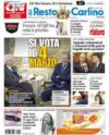 Prime pagine Il Resto del Carlino