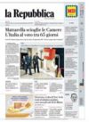 Prime pagine La Repubblica