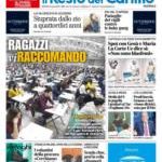 Prime pagine Il Resto del Carlino