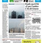 Prime pagine Corriere della Sera