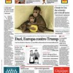 Prime pagine Corriere della Sera