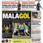 Prime pagine La Gazzetta dello Sport