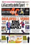 Prime pagine La Gazzetta dello Sport