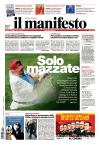 Prime pagine Il Manifesto