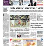 Prime pagine Il Messaggero