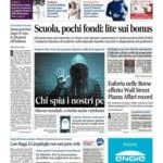 Prime pagine Il Messaggero