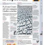 Prime pagine La Repubblica