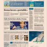 Prime pagine Sole 24 Ore