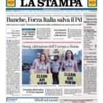 Prime pagine La Stampa