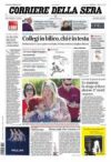 Prime pagine Corriere della Sera