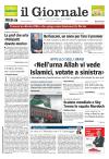 Prime pagine Il Giornale