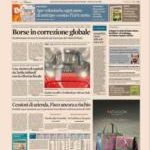 Prime pagine Sole 24 Ore