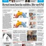 Prime pagine Corriere della Sera