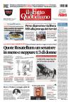 Prime pagine Il Fatto Quotidiano