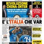 Prime pagine Gazzetta dello Sport