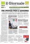 Prime pagine Il Giornale