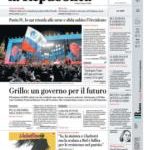 Prime pagine La Repubblica