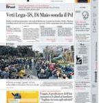 Prime pagine La Repubblica