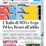 Prime pagine La Repubblica